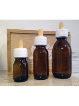 Botella ámbar cuentagotas PP28