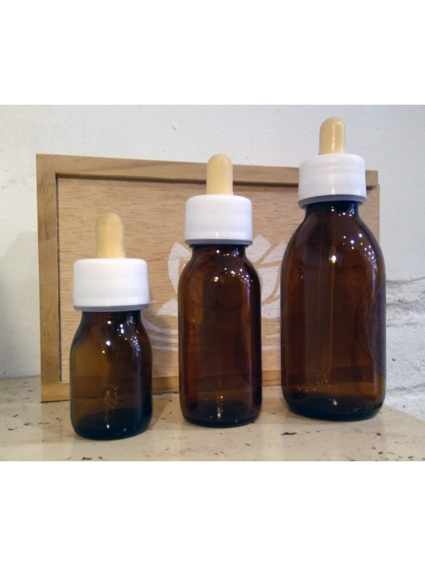 Botella ámbar cuentagotas PP28